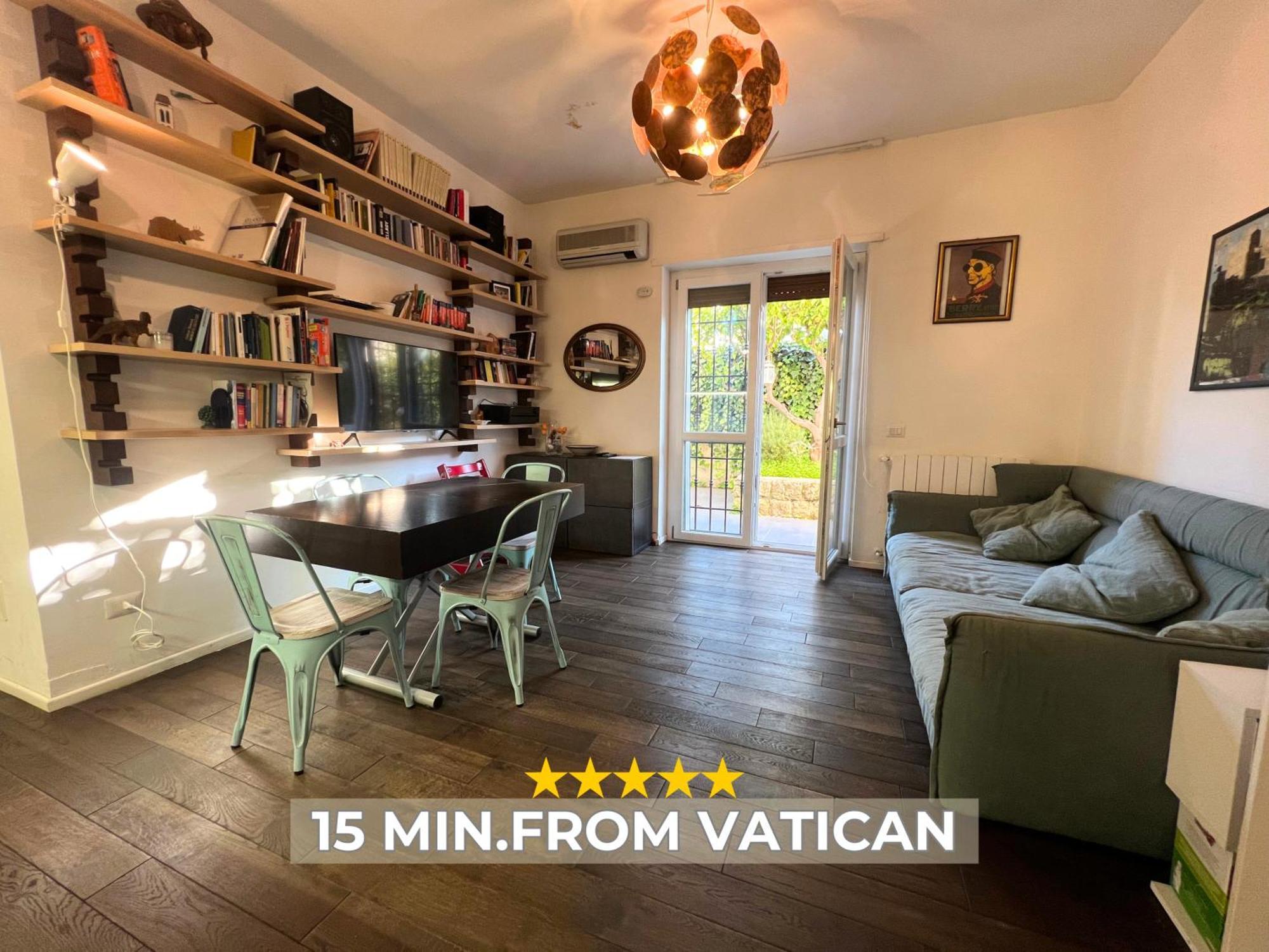 15 Min From The Vatican Wi-Fi And Garden Exteriör bild